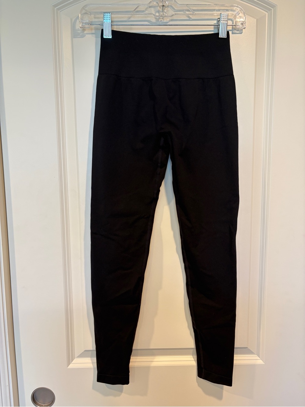 Aurola Women’s Black Mid-Rise Influence Compression 25” Leggings - Est. XS